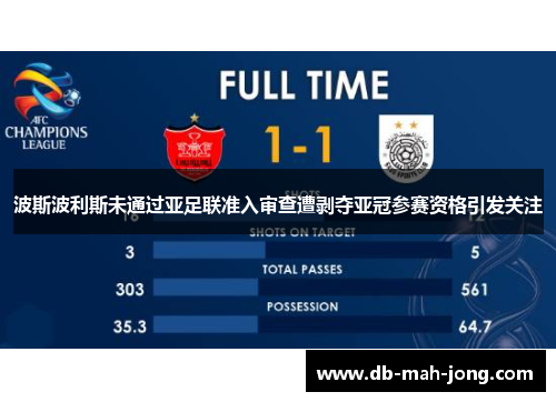 波斯波利斯未通过亚足联准入审查遭剥夺亚冠参赛资格引发关注 波斯波利斯未通过亚足联准入审查遭剥夺亚冠参赛资格引发关注